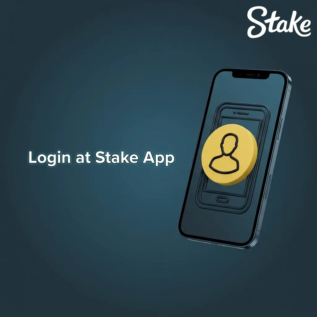 Stake app login screen showing email, password fields and 2FA verification steps for secure account access in India